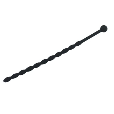 Уретральный массажер бусы (Цвет: черный)