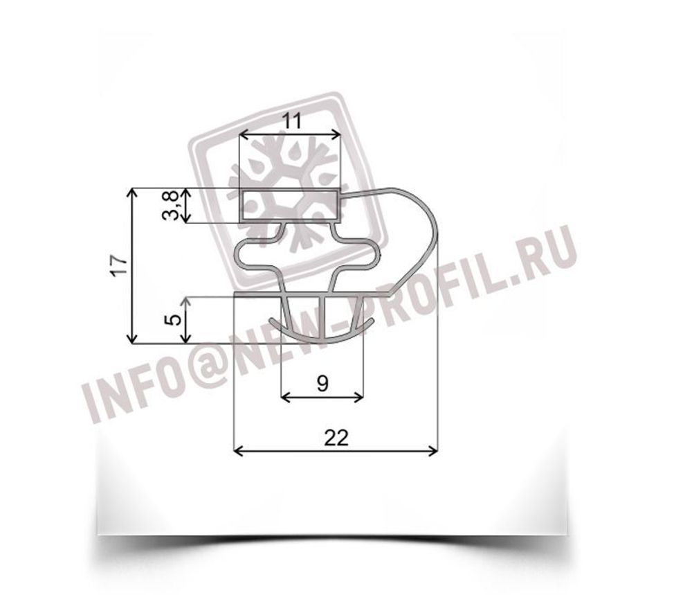 Уплотнительный профиль_016 (тип ХК) для холодильного оборудования.
