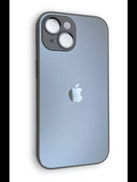 Чехол стеклянный с MagSafe, на iPhone 15, Titan Grey