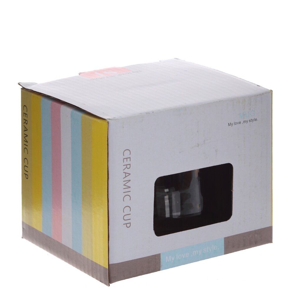 GAEM Кружка с крышкой, 300 мл, L11 W9,5 H8 см, 4в.