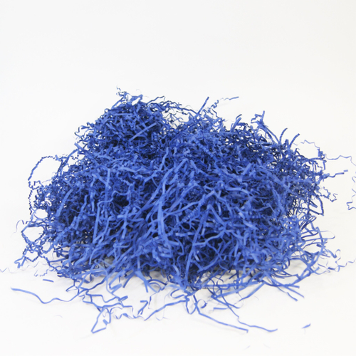Бумажный наполнитель для подарков Кобальт 500гр (ширина 3мм)