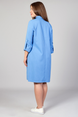 Платье-рубашка 1976ЛПА, полоска #259Пг241976ЛПА