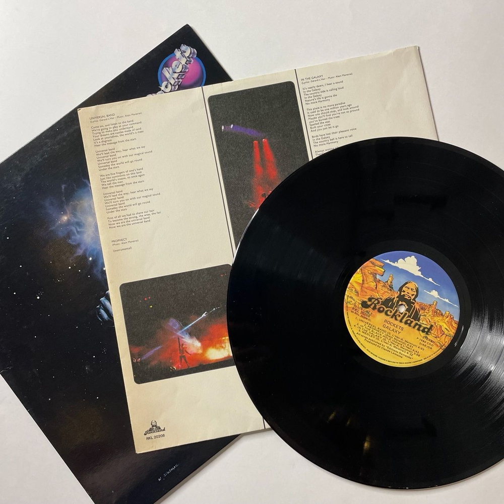 Винтажная виниловая пластинка LP Rockets Galaxy (Italy 1980) Mecanic Bionic