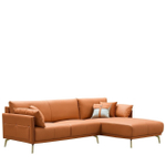 Диван CALIFORNIA NAPPA SF002 угловой (3-х местный правый угол) коричневый 6606