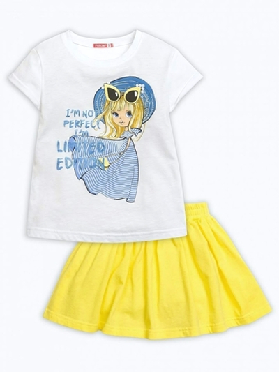 Комплект для девочек (104, Белый) GFATS3111