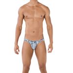 Мужские трусы слипы черно-белые Pikante EROTIC BRIEF 050301