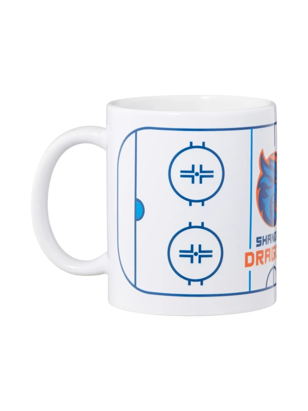 Кружка керамическая с хоккейной площадкой ХК "Шанхайские Драконы"