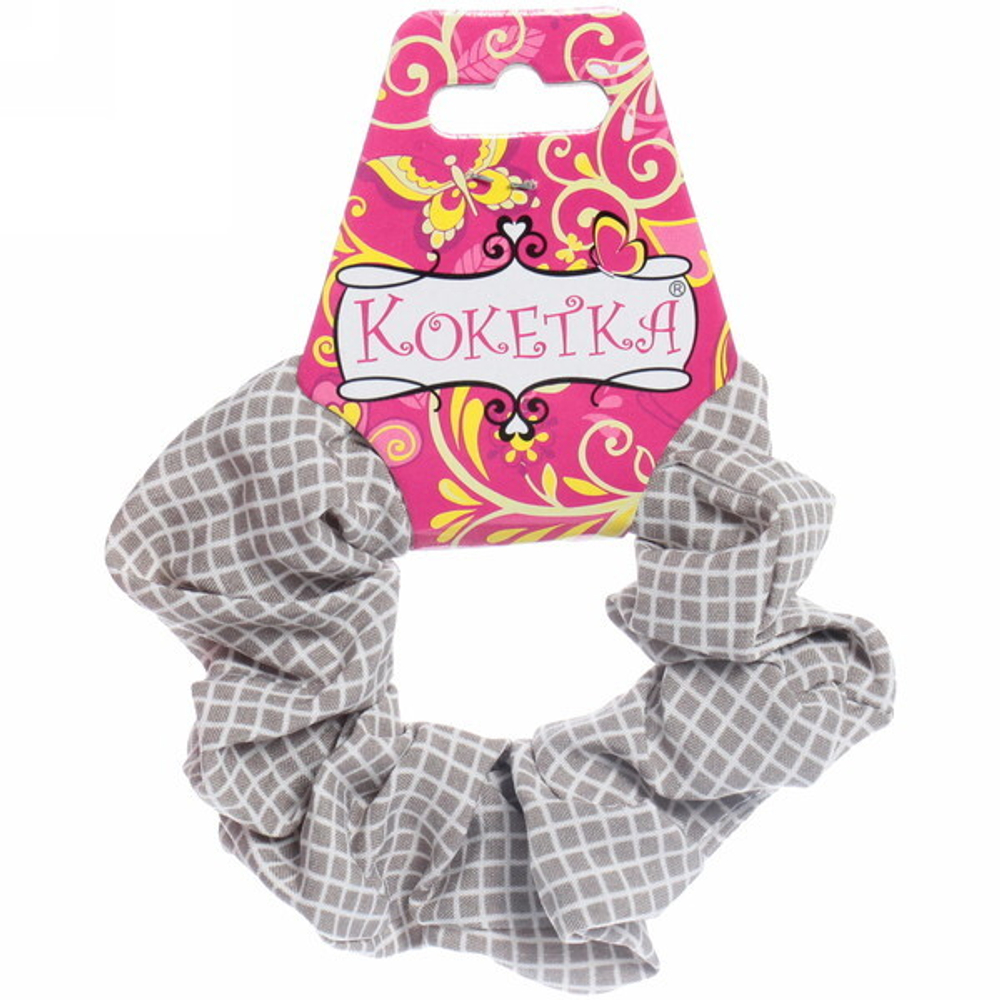 Резинка для волос «Collection School», принт клетка малая, микс 6 цветов, d-10см