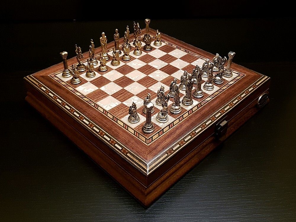 Шахматы Helena Wood Art "Илиада мини" орех антик (2811.WAL.5102.150) 7