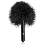 Черная перьевая кисточка с гладкой ручкой (Цвет: черный)