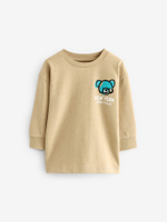 Лонгслив для мальчика Next N71-068, Бежевый