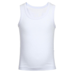 Майка для мальчиков белая р.28 (AMOTEKS), 1 шт.