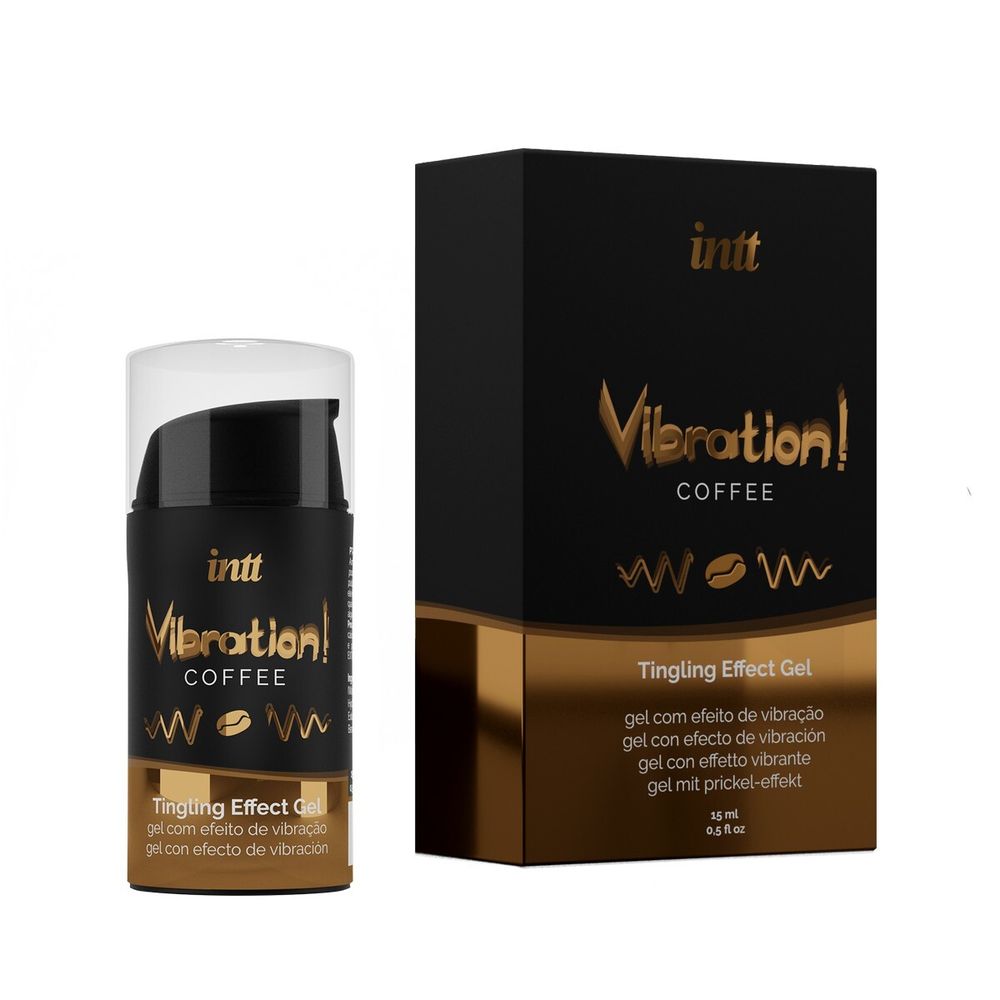 VIB0005 / Жидкий интимный гель с эффектом вибрации Coffee, 15мл