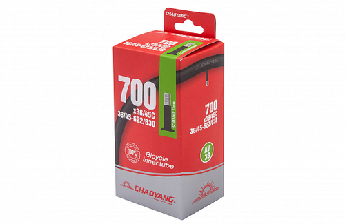 Велокамера 700x38/45C автовентиль 33мм CHAOYANG/STELS, в инд. упаковке