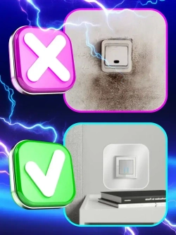 Накладка на выключатели и розетки, 15х15 см, 5 шт, VoloMar