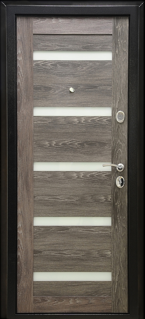 ДМ Консул 5С  Дуб Шале Серебро Лакобель белое