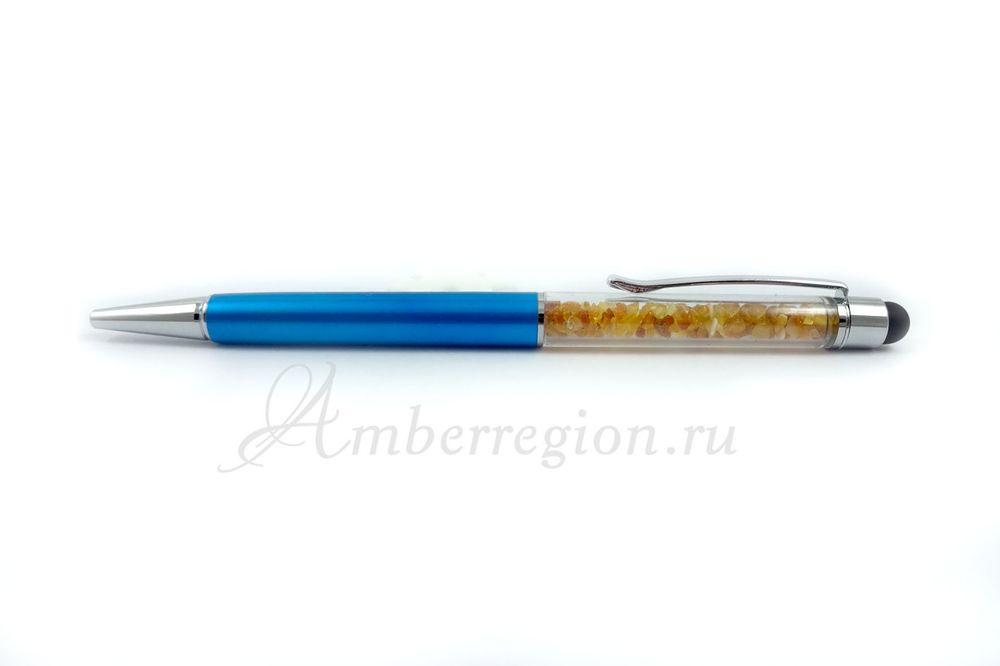 Янтарная ручка-стилус в ассортименте