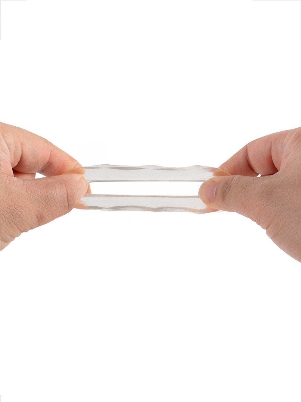 Прозрачное эрекционное кольцо в форме гайки (Цвет: прозрачный)