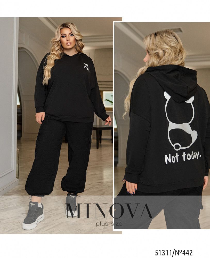 Худи 442-черный Minova