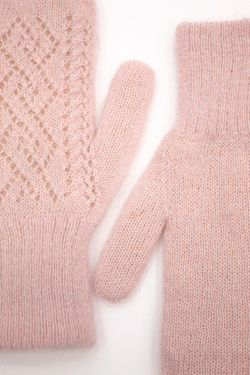 Варежки В036-32 пыльная роза