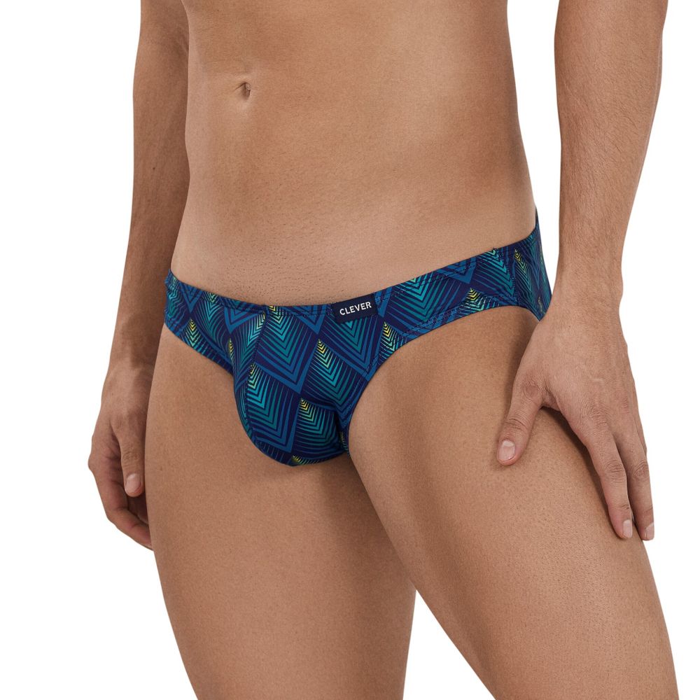 Мужские трусы джоки темно-синие с принтом Clever MAGICAL JOCKSTRAP 113808