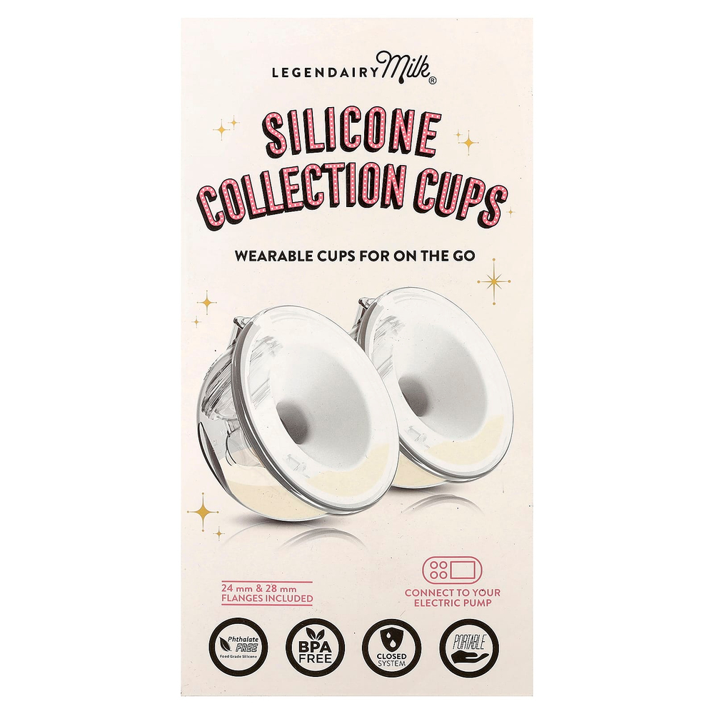 Legendairy Milk, Силиконовые стаканчики для сбора, 2 шт.