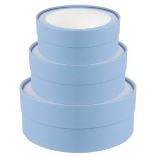 Коробка Круг с окном  25*14см.Королина-блю 1шт.