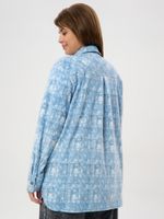 Рубашка Вселенная Виотекс ГОЛУБОЙ (Акция)