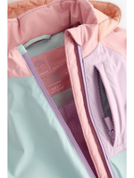 Куртка непромокаемая с флисовой подкладкой для девочки Next E25-304, Розовый, Голубой