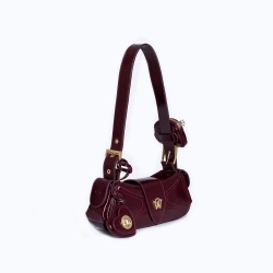 MANC КОЖАНАЯ СУМКА "AURORA MINI", БОРДОВЫЙ