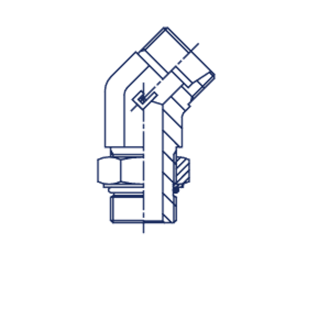 Штуцер FRA45 DL28 UNF 1.5/16 (корпус)