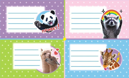 Наклейка НТ-297 Наклейки (21глит.) На тетрадь Бигфуты 46500