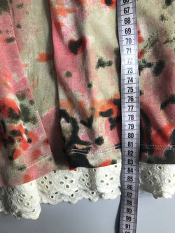 Блузка Mango удлиненная с кармашками, визуально на 42 размер