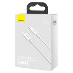 Lightning Кабель Baseus Superior Series Fast Charging Data Cable Type-C to iP PD 20W 0.25m - White