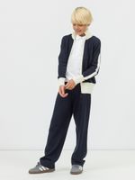 Кардиган на молнии для мальчика в школу AT1069M синий