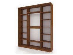 Шкаф купе Модерн 2076х600 3-х дверный 3-х секционный глухой ясень