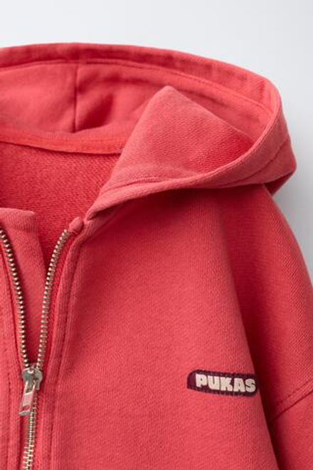 ZARA X PUKAS ХУДИ PUKAS SURF, КРАСНЫЙ