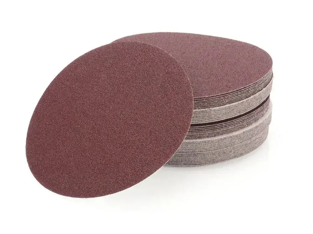Шлифовальные круги 125мм на липучке Р120 100шт / Диск шлифовальный