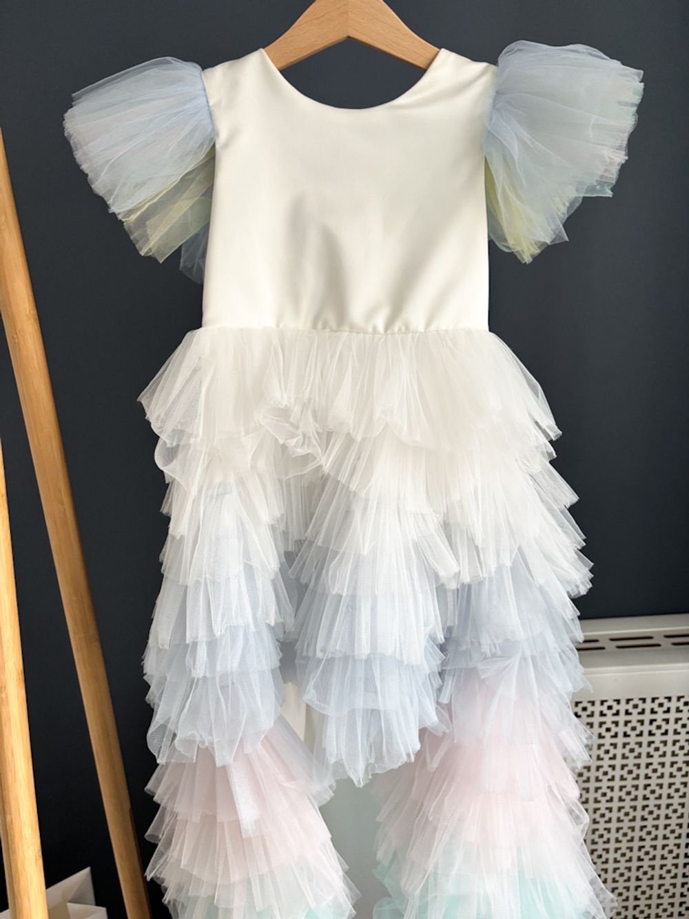 Платье из тюля со шлейфом Pure Soul , 104