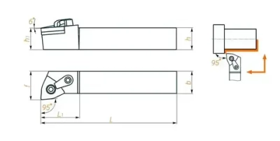 Державка MWLNR1616H08 Deskar