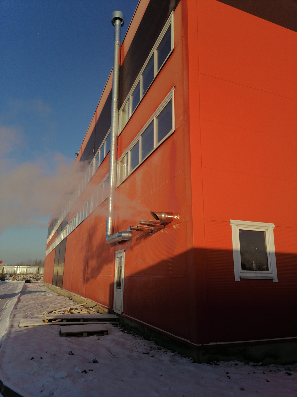 Монтаж дымохода