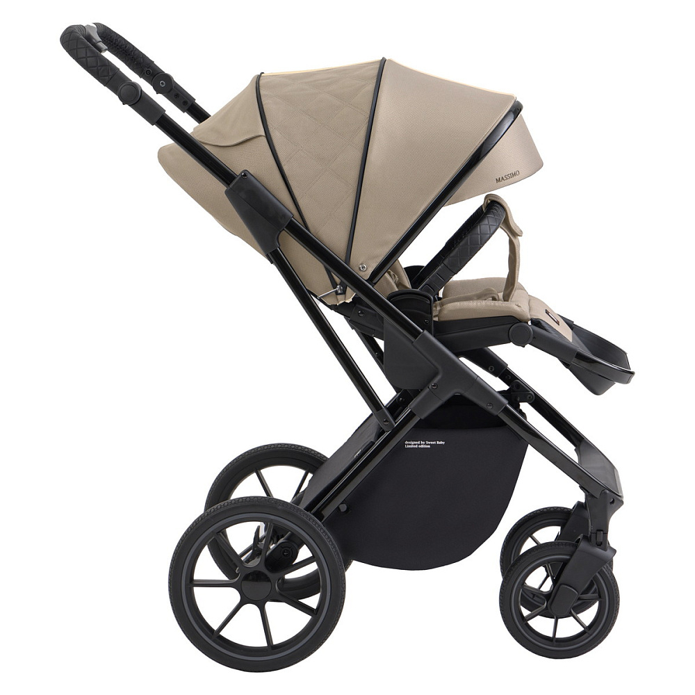 Коляска 3 в 1 Sweet Baby SBL Massimo + автокресло Premier Grey Beige