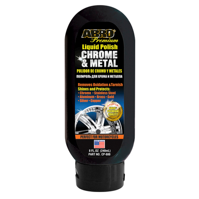 ABRO Полироль д хрома и металла Premium (0,24L)