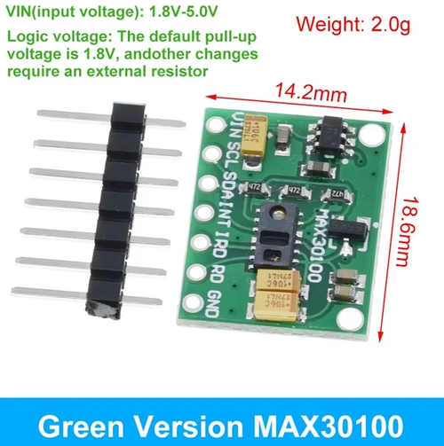 Датчик MAX30100 для измерения пульса и кислорода