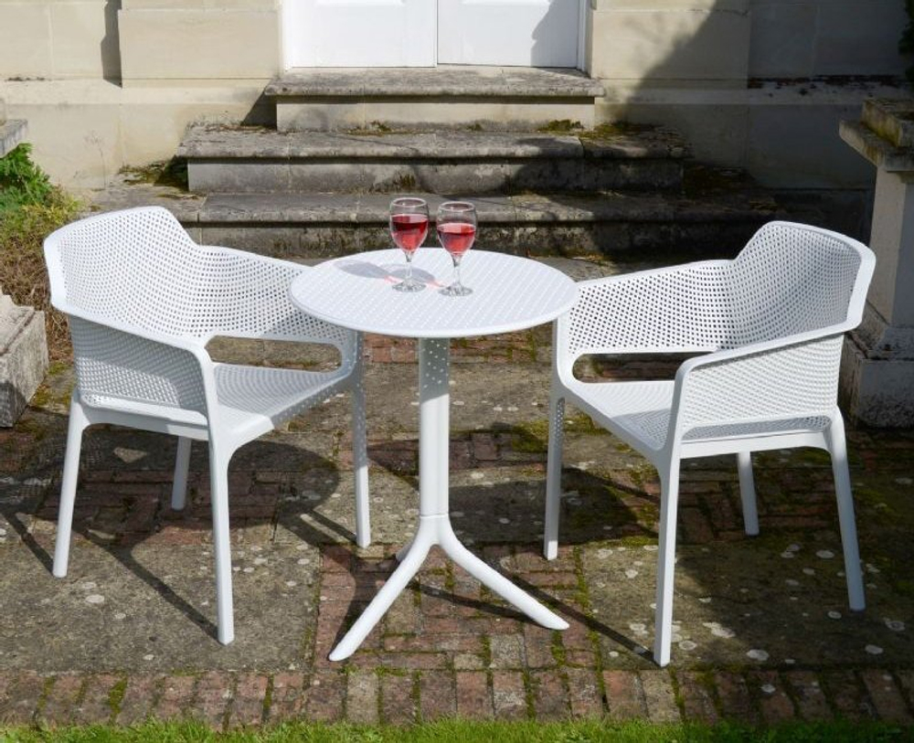 Комплект пластиковой мебели Nardi Step Net, белый