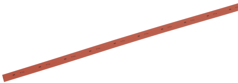 Трубка термоусадочная ТТУ нг-LS 30/15 красная (1м) IEK