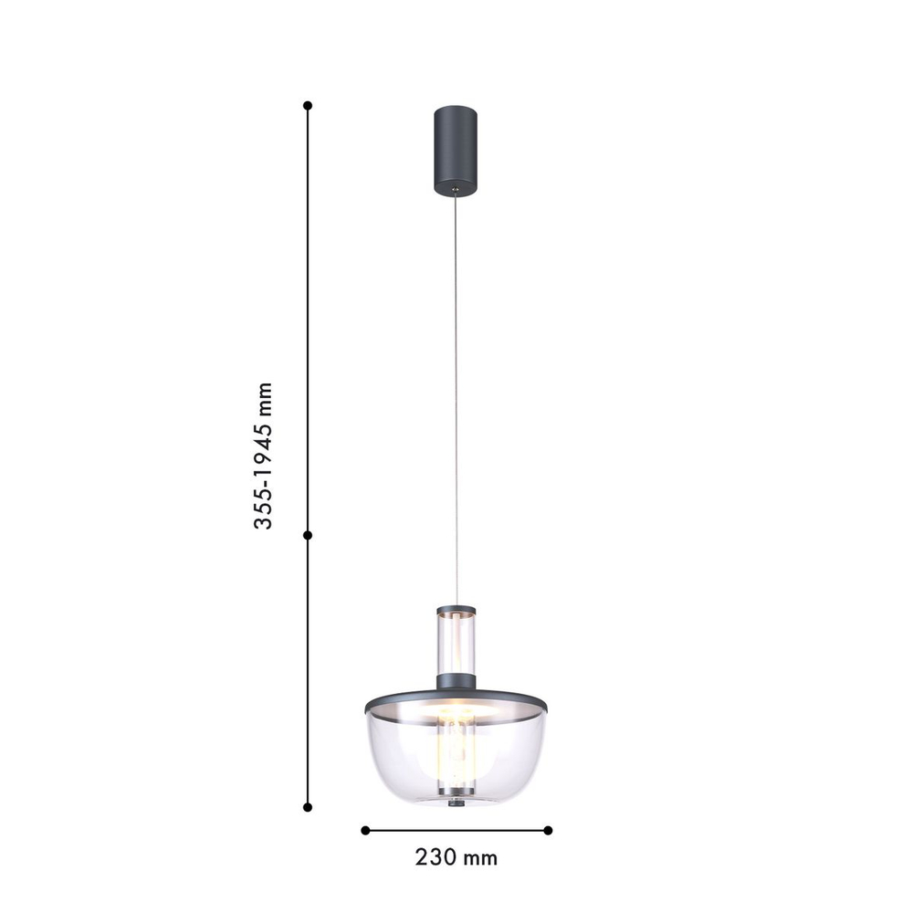 Подвесной светодиодный светильник Favourite Flaska 4312-1P