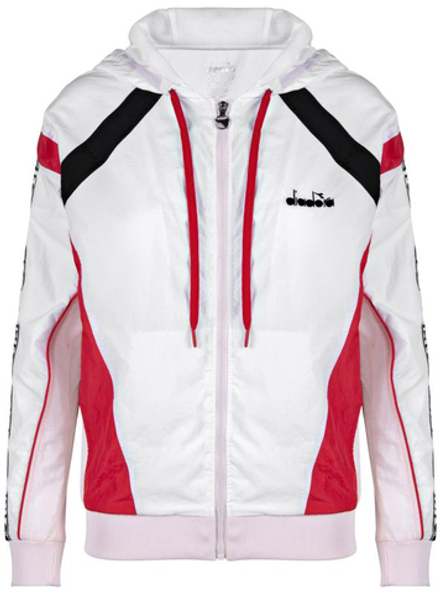 Женская теннисная куртка Diadora L. FZ HD Jacket - optical white
