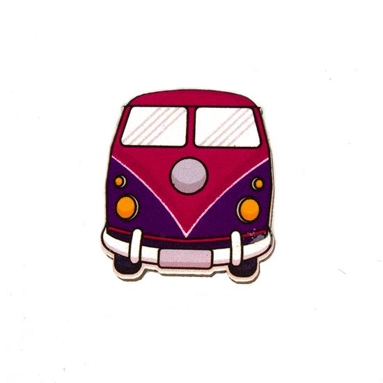 Деревянный значок. Фургон