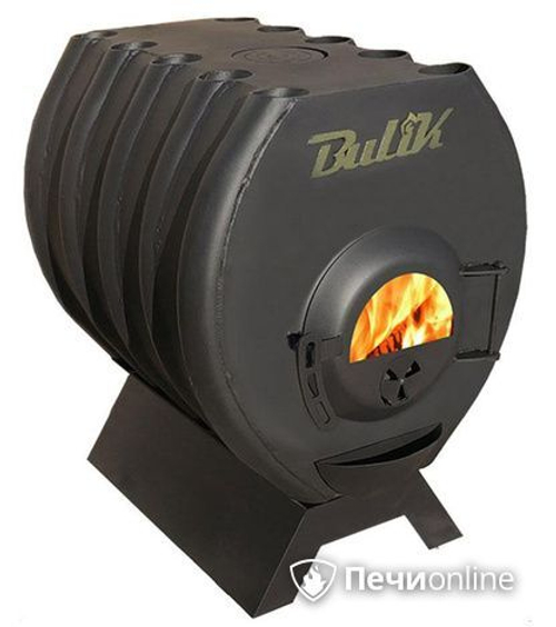 Отопительно-варочная печь Березка BulyK 400 со стеклом